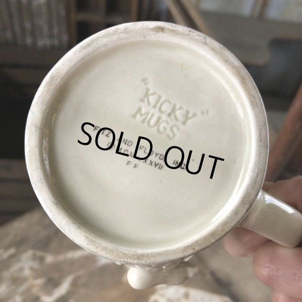 画像3: 70s Vintage Fitz and Floyd KICKY Ceramic Mug Made in Japan (B803) (3)