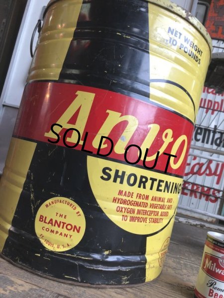 画像5: Vintage Anvo Shortning Huge Can (B808)   (5)