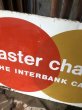 画像6: 60s Vintage MASTER CHARGE The Interbank Store Display Double Sided Metal Sign (B809) (6)