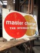 画像9: 60s Vintage MASTER CHARGE The Interbank Store Display Double Sided Metal Sign (B809) (9)