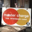 画像23: 60s Vintage MASTER CHARGE The Interbank Store Display Double Sided Metal Sign (B809) (23)