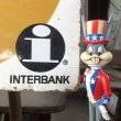 画像2: 60s Vintage MASTER CHARGE The Interbank Store Display Double Sided Metal Sign (B809) (2)