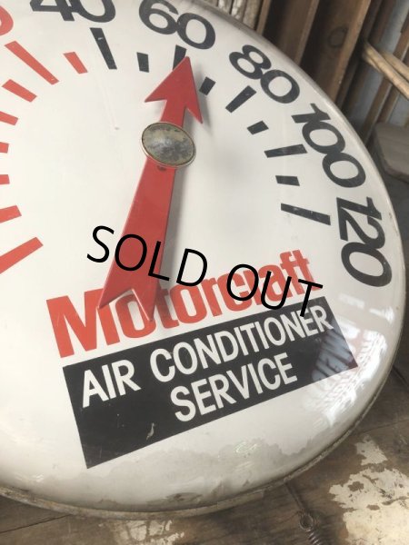 画像7: 70s Vintage FORD Motorcraft AIR CONDITIONER SERVICE 18" Thermometer (B810) (7)