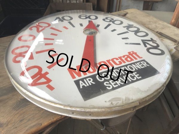 画像15: 70s Vintage FORD Motorcraft AIR CONDITIONER SERVICE 18" Thermometer (B810) (15)