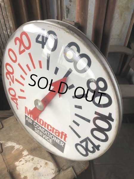 画像2: 70s Vintage FORD Motorcraft AIR CONDITIONER SERVICE 18" Thermometer (B810) (2)