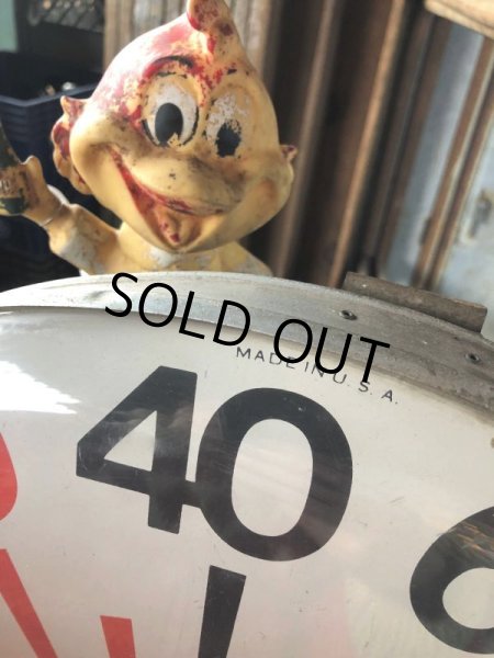 画像25: 70s Vintage FORD Motorcraft AIR CONDITIONER SERVICE 18" Thermometer (B810) (25)