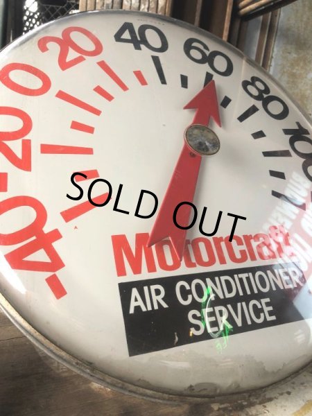 画像13: 70s Vintage FORD Motorcraft AIR CONDITIONER SERVICE 18" Thermometer (B810) (13)