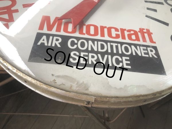画像14: 70s Vintage FORD Motorcraft AIR CONDITIONER SERVICE 18" Thermometer (B810) (14)