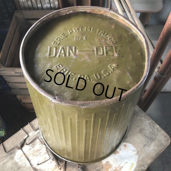 画像9: Vintage DAN - DEE Industrial Metal Trush Can (B817) (9)