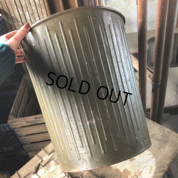 画像8: Vintage DAN - DEE Industrial Metal Trush Can (B816) (8)