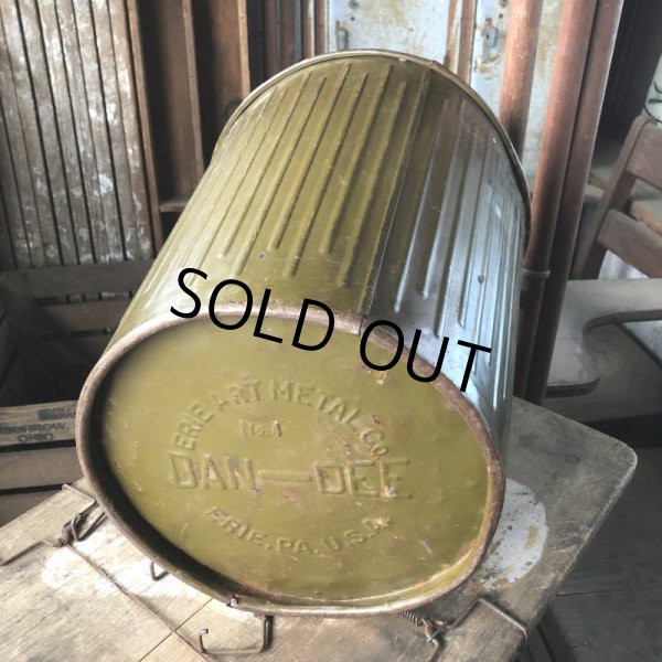 画像8: Vintage DAN - DEE Industrial Metal Trush Can (B817) (8)