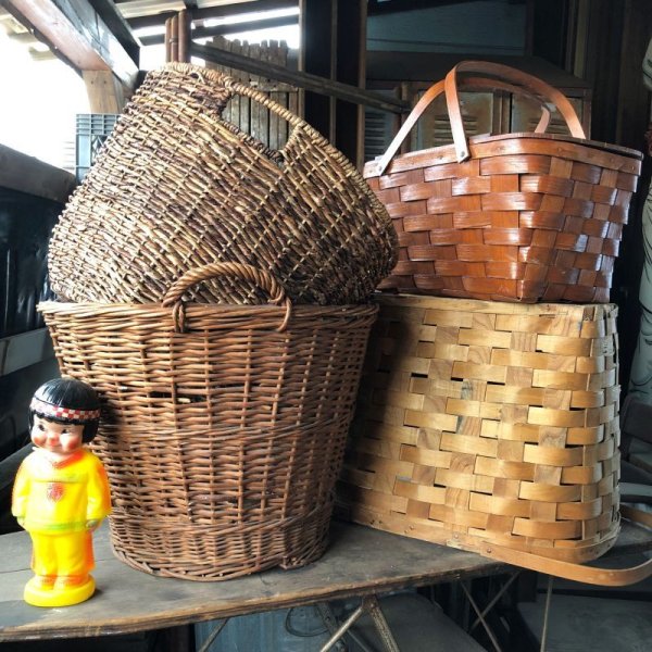 画像17: Vintage U.S.A. Laundry Basket (B821) (17)