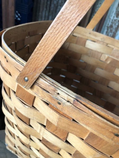 画像11: Vintage U.S.A. Laundry Basket (B821) (11)