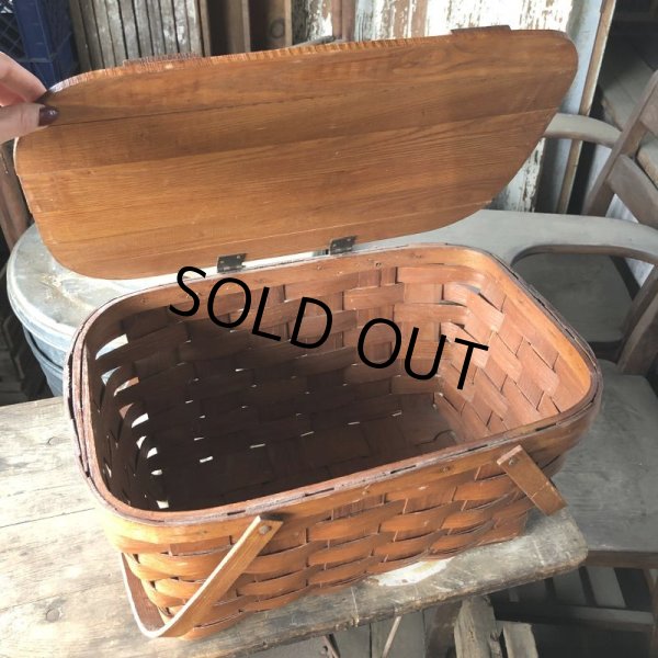 画像3: Vintage U.S.A. Picnic Basket (B822) (3)