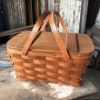 画像1: Vintage U.S.A. Picnic Basket (B822) (1)