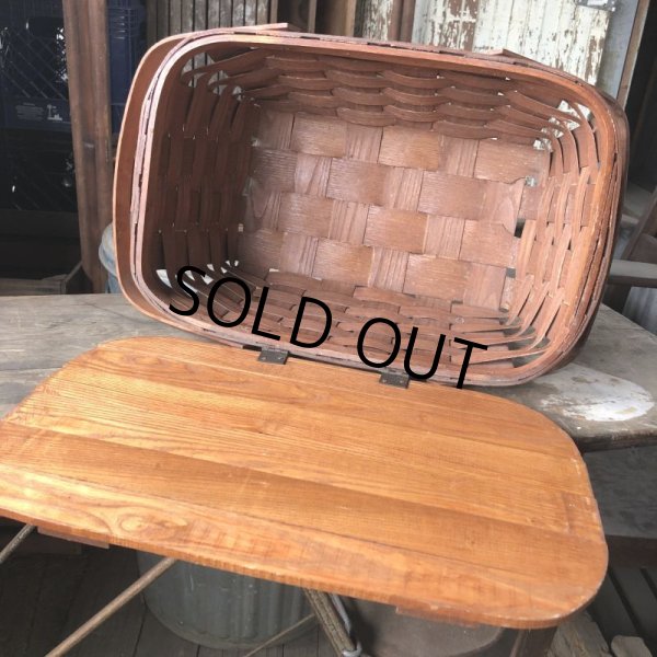 画像13: Vintage U.S.A. Picnic Basket (B822) (13)