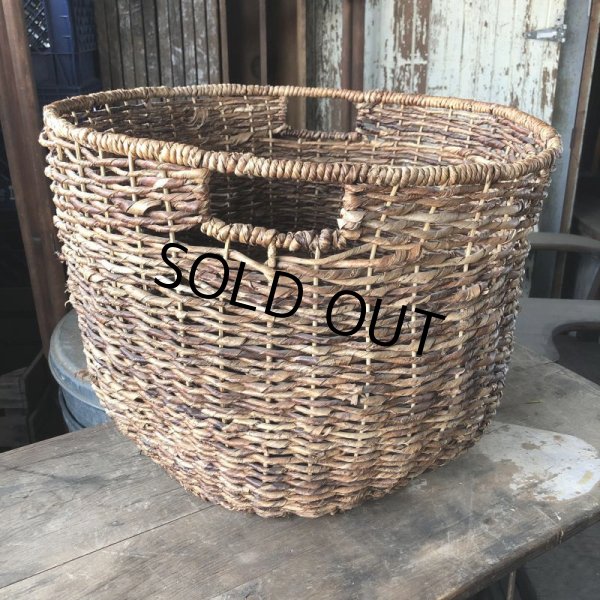 画像1: Vintage U.S.A. Laundry Basket (B820) (1)