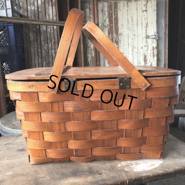 画像7: Vintage U.S.A. Picnic Basket (B822) (7)