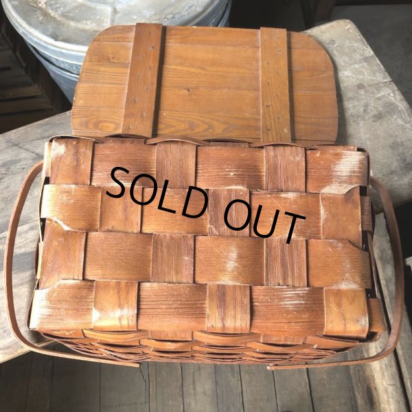 画像11: Vintage U.S.A. Picnic Basket (B822) (11)