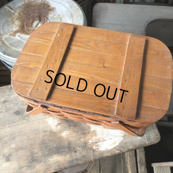 画像2: Vintage U.S.A. Picnic Basket (B822) (2)