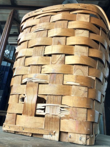 画像10: Vintage U.S.A. Laundry Basket (B821) (10)