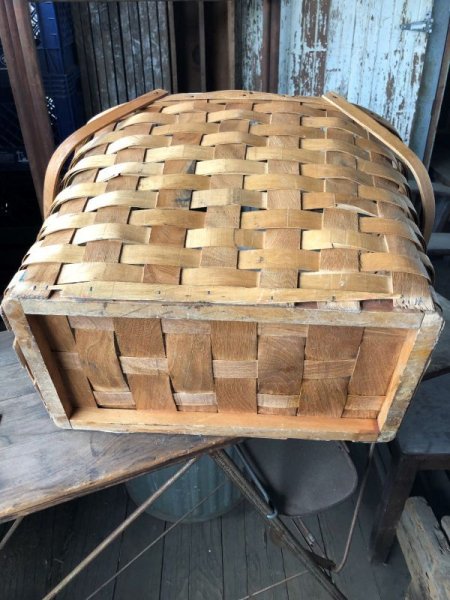 画像12: Vintage U.S.A. Laundry Basket (B821) (12)