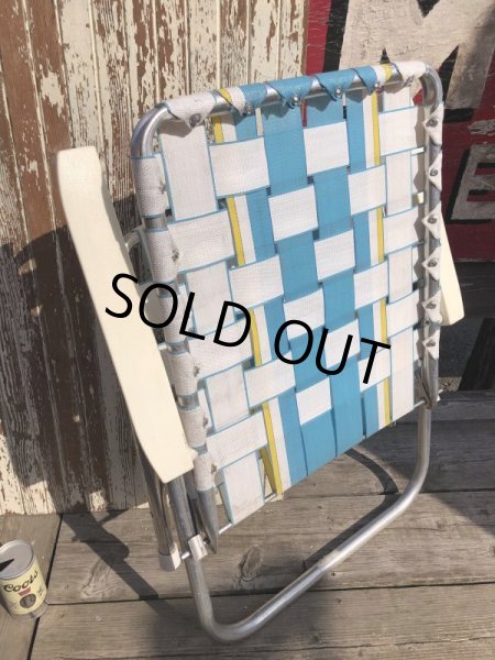 画像18: 60s Vintage Folding Lawn Chair B (B832) (18)