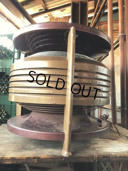 画像2: Vintage FASCO Ottoman Stool Floor Circular Fan (B828) (2)