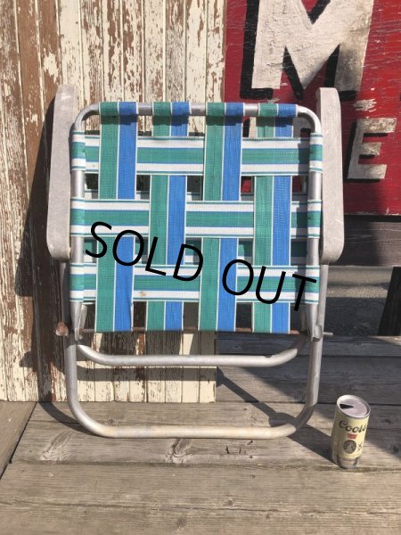 画像13: 60s Vintage Folding Lawn Chair (B830) (13)