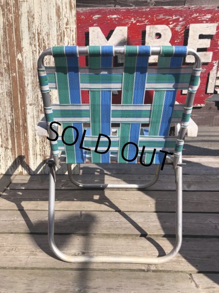 画像5: 60s Vintage Folding Lawn Chair (B830) (5)