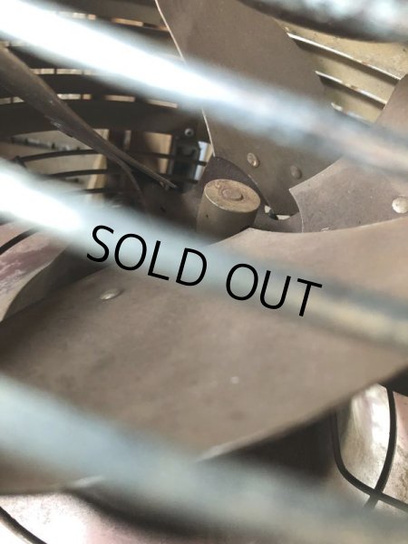 画像12: Vintage FASCO Ottoman Stool Floor Circular Fan (B828) (12)