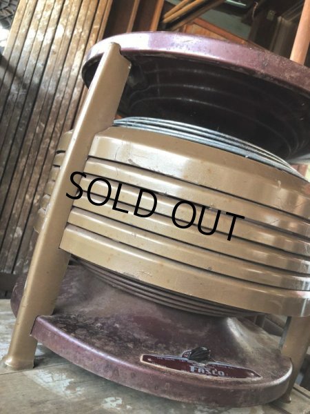 画像10: Vintage FASCO Ottoman Stool Floor Circular Fan (B828) (10)