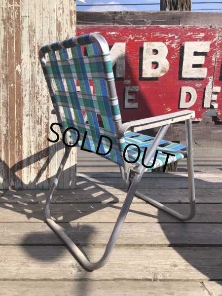 画像4: 60s Vintage Folding Lawn Chair (B830) (4)