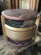 画像1: Vintage FASCO Ottoman Stool Floor Circular Fan (B828) (1)