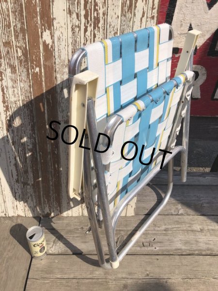 画像18: 60s Vintage Folding Lawn Chair A (B831) (18)