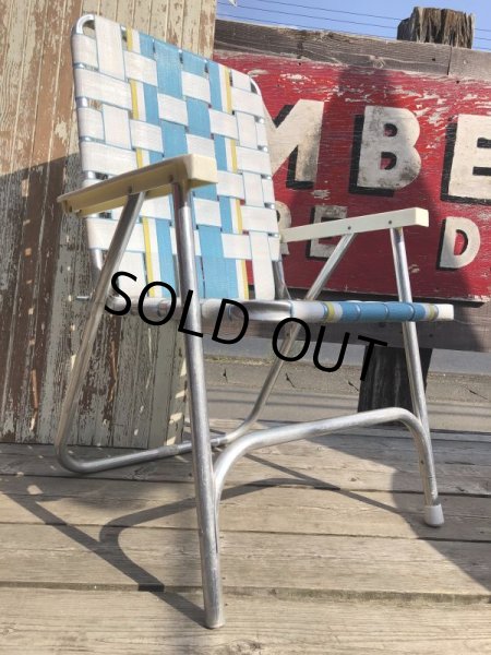 画像2: 60s Vintage Folding Lawn Chair B (B832) (2)