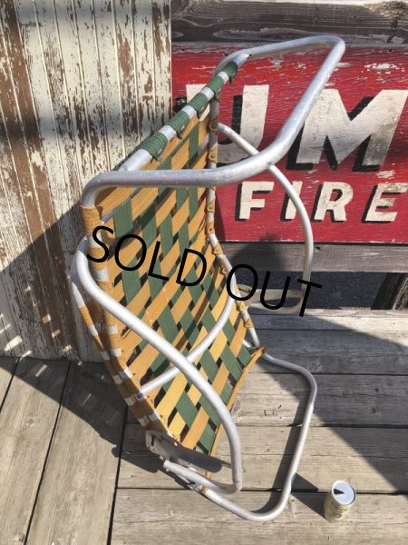 画像19: 60s Vintage Folding Lawn Chair Long (B834) (19)