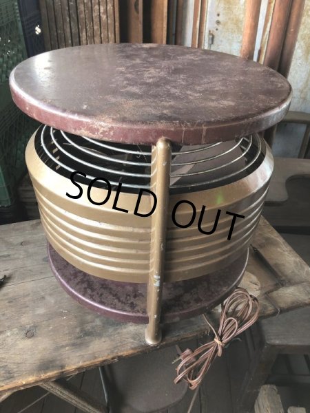 画像3: Vintage FASCO Ottoman Stool Floor Circular Fan (B828) (3)