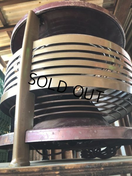 画像7: Vintage FASCO Ottoman Stool Floor Circular Fan (B828) (7)