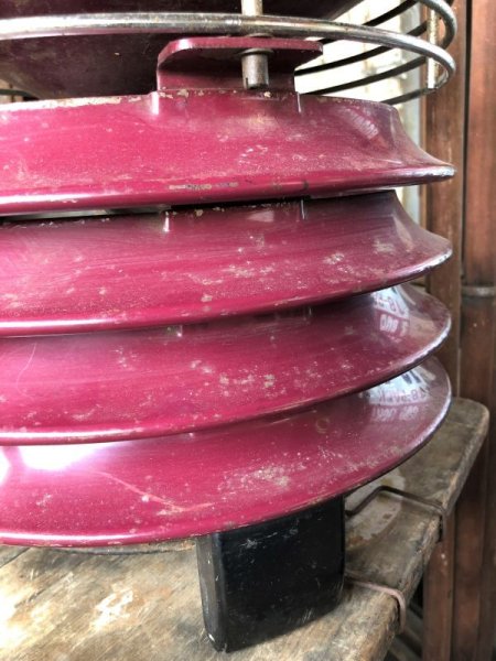 画像12: Vintage WESTING HOUSE Ottoman Stool Floor Circular Fan (B827) (12)