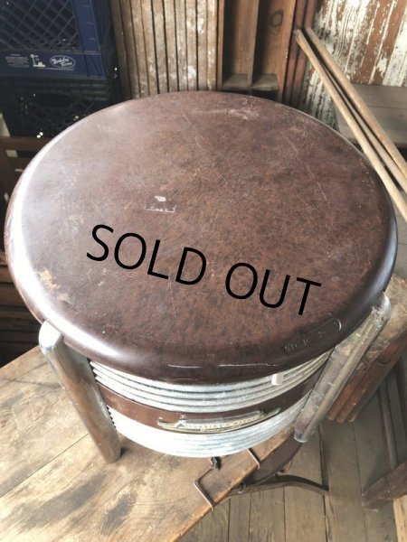 画像11: Vintage ROBBINS & MYERS Ottoman Stool Floor Circular Fan (B829) (11)