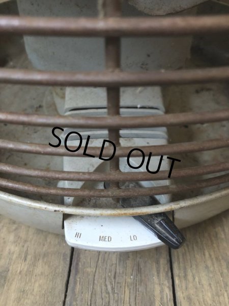 画像8: Vintage General Electric GE Ottoman Stool Floor Circular Fan (B827) (8)