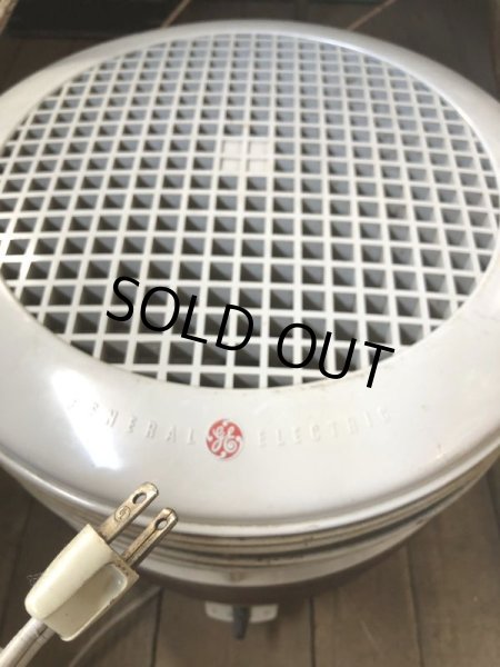 画像10: Vintage General Electric GE Ottoman Stool Floor Circular Fan (B827) (10)