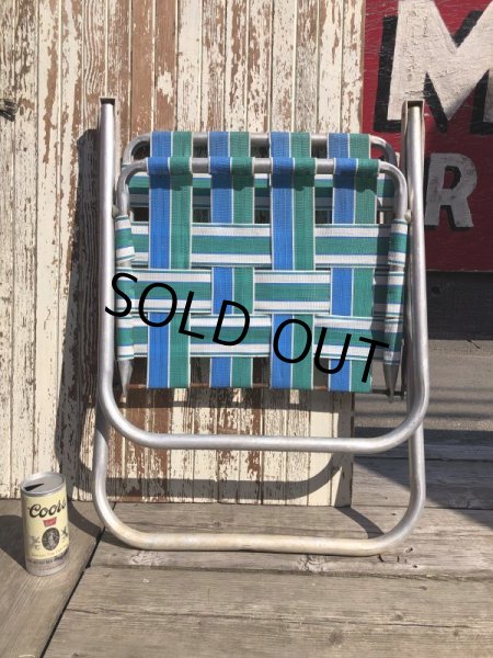 画像11: 60s Vintage Folding Lawn Chair (B830) (11)