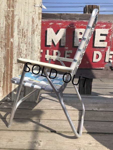 画像3: 60s Vintage Folding Lawn Chair A (B831) (3)