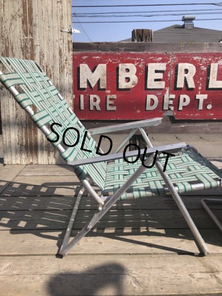 画像10: 60s Vintage Folding Lawn Chair Long (B835) (10)