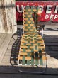 画像1: 60s Vintage Folding Lawn Chair Long (B834) (1)