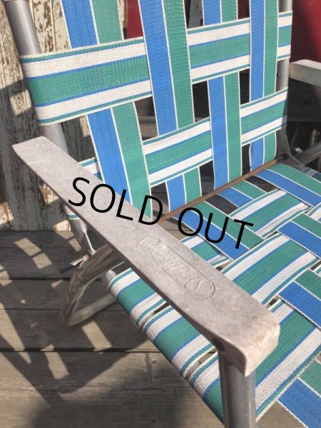 画像3: 60s Vintage Folding Lawn Chair (B830) (3)