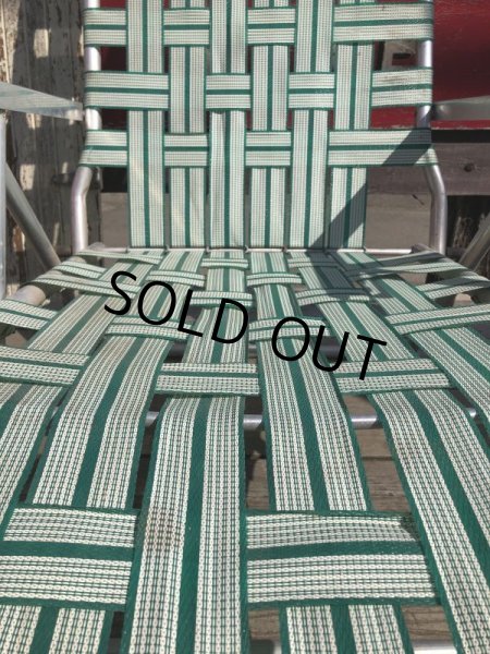 画像16: 60s Vintage Folding Lawn Chair Long (B835) (16)
