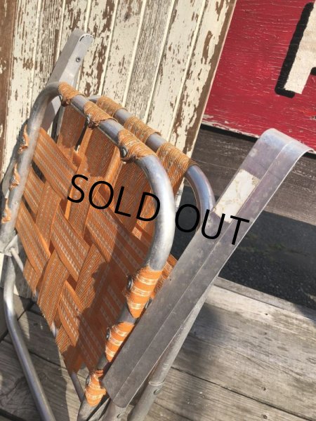 画像15: 60s Vintage Folding Lawn Chair Kid's (B833) (15)